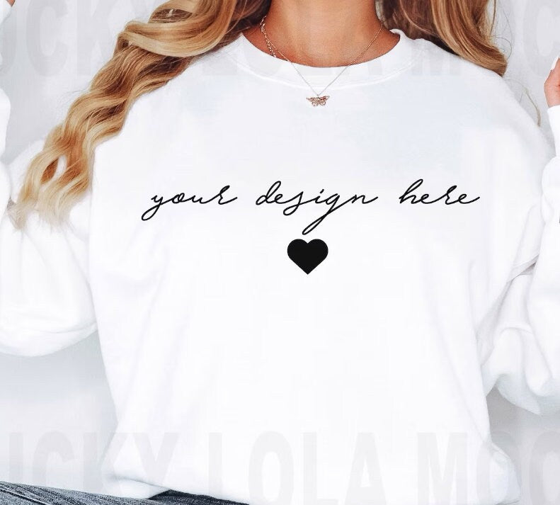 Custom Crew Neck Sweatshirt