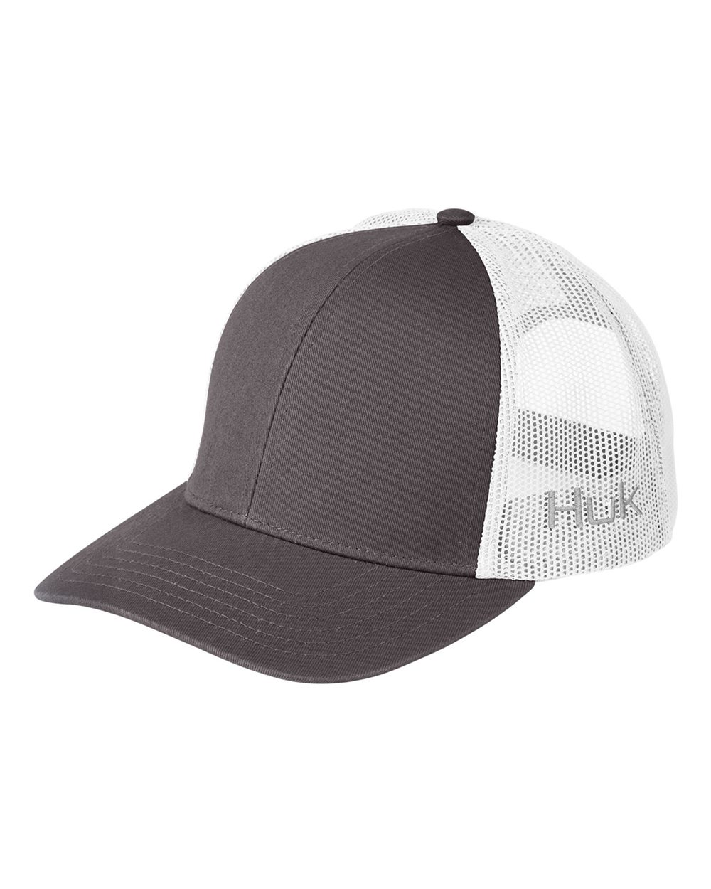 HUK Leather Patch Trucker Hat | Performance Fishing Snapback