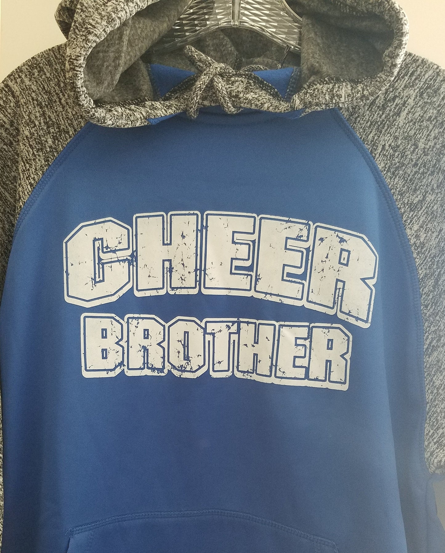 J America Hooded Fleece Poly Fleece Brother Hoodie Cheer or any Sport