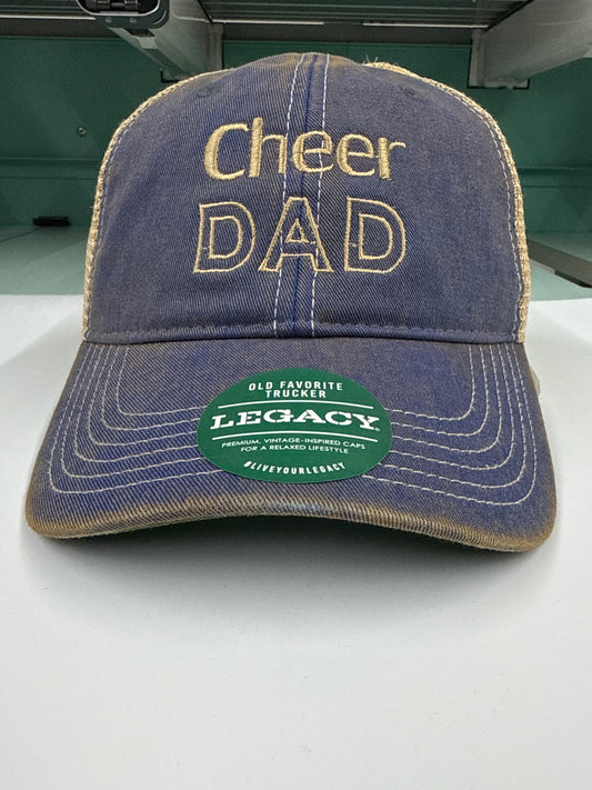 Embroidered Cheer Dad/Uncle/Pop Legacy Dashboard Trucker Hat
