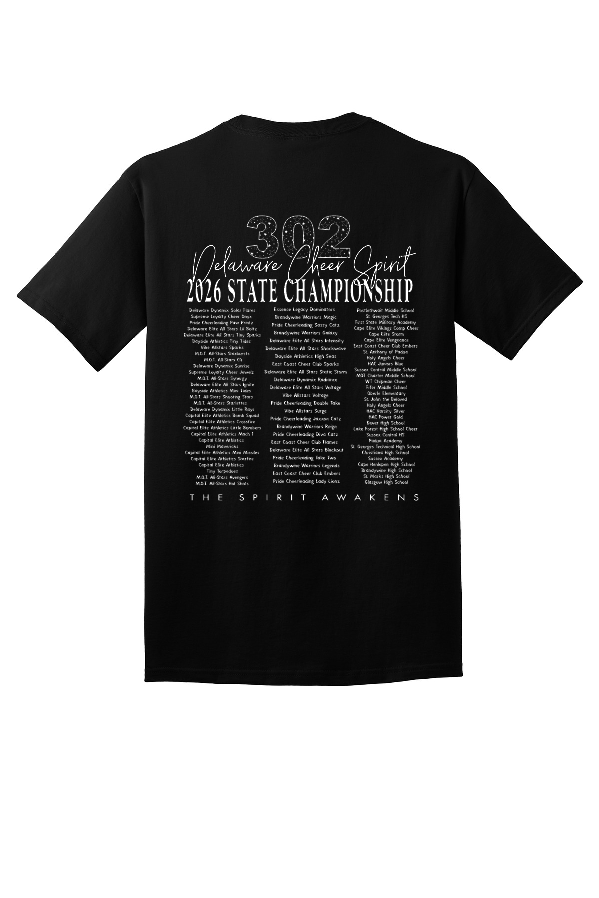 2026 Delaware State Cheer Championships Apparel – Pre-Order for All Teams