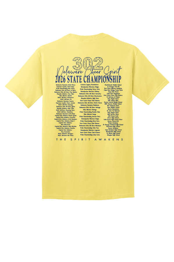 2026 Delaware State Cheer Championships Apparel – Pre-Order for All Teams
