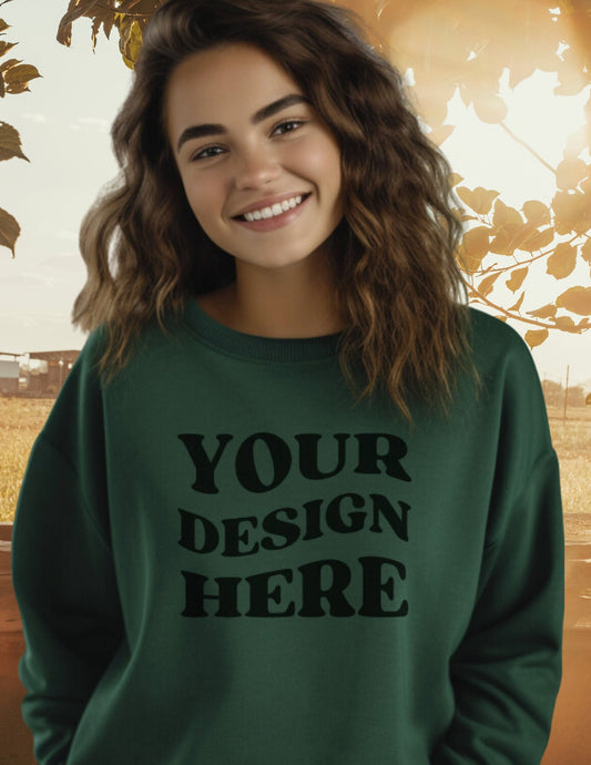Custom Crew Neck Sweatshirt