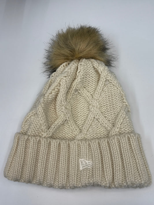 Knit Grey Pom Pom Hat