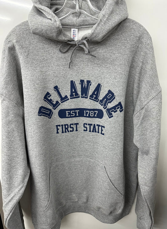 State of Delaware Hoodie/First State Sweatshirt