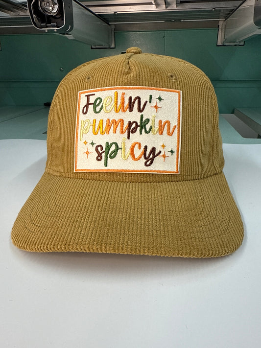 Corduroy Feeling Pumpkin Spicy Hat
