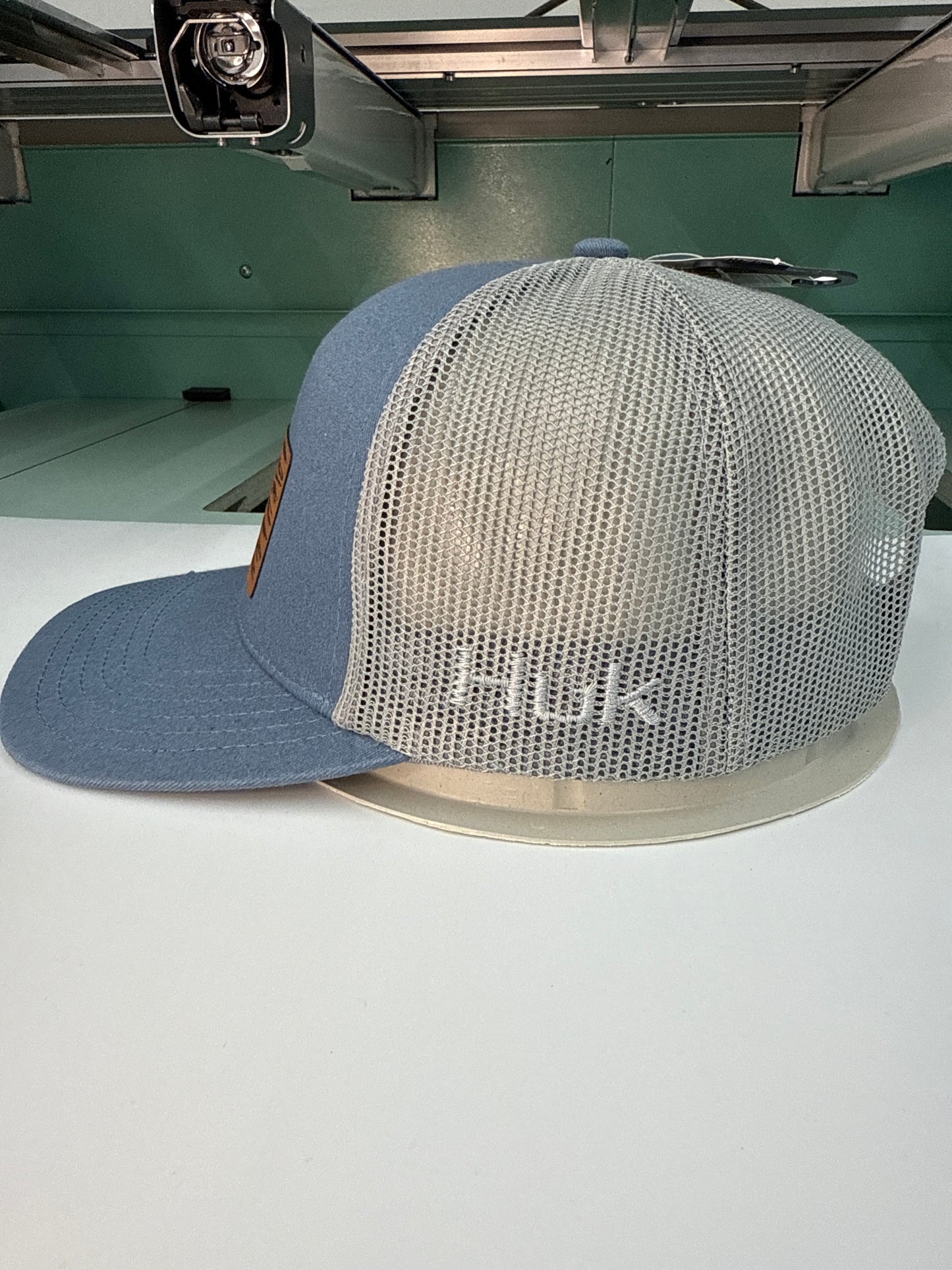 HUK Leather Patch Trucker Hat | Performance Fishing Snapback