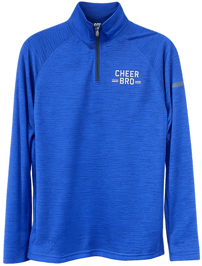 Cheer Bro Long Sleeve Moisture Wicking Quarter Zip