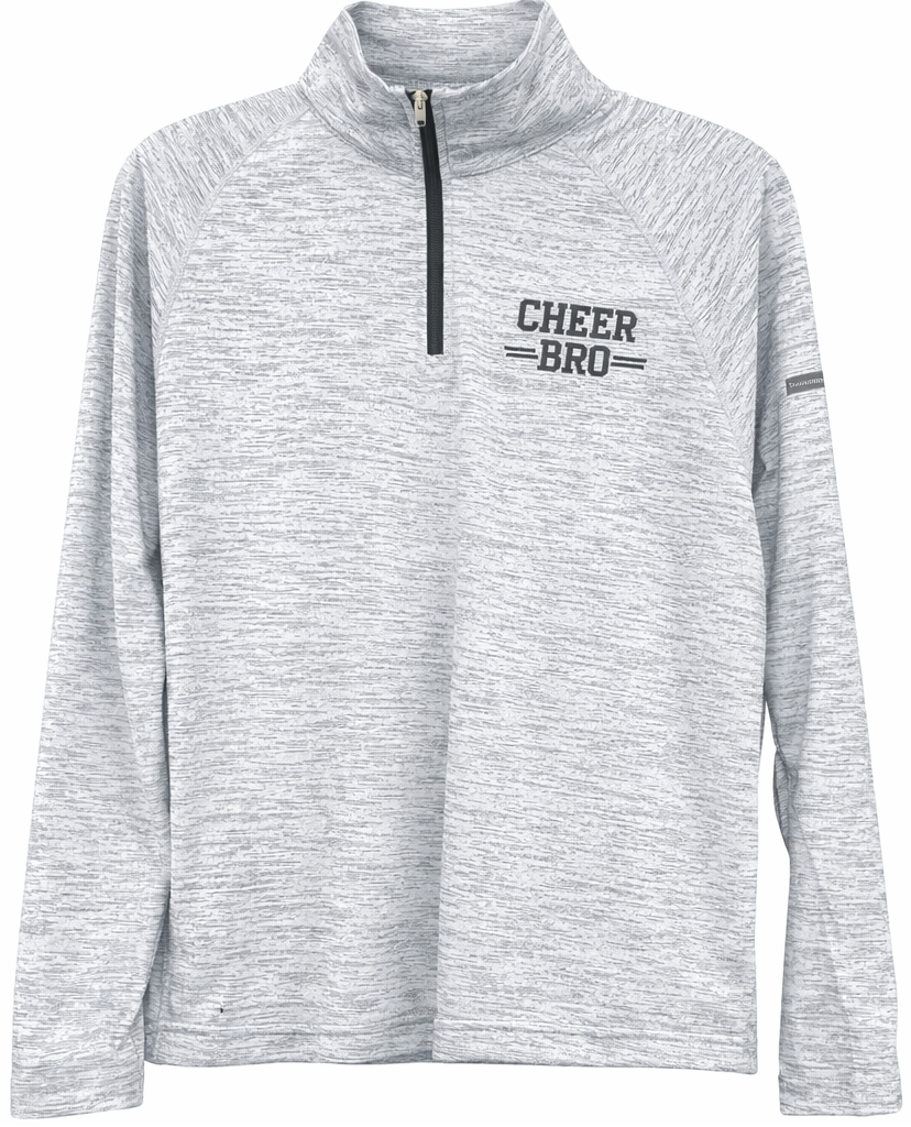 Cheer Bro Long Sleeve Moisture Wicking Quarter Zip