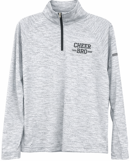 Cheer Bro Long Sleeve Moisture Wicking Quarter Zip