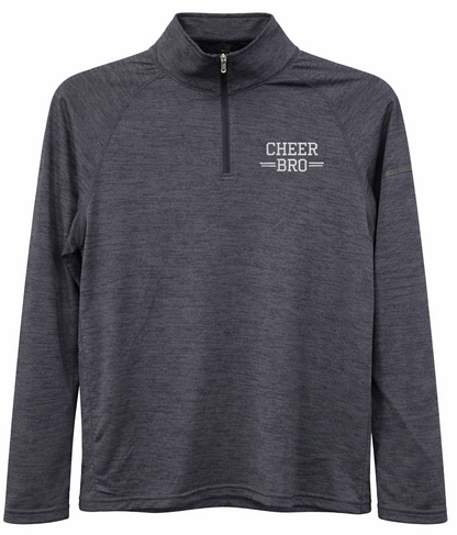 Cheer Bro Long Sleeve Moisture Wicking Quarter Zip