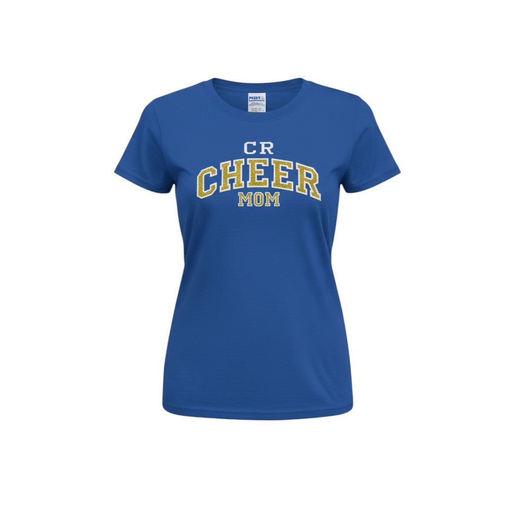 Custom Cheer Mom Sweatshirt – Personalized Cheer Mom, Aunt, Grandma Crewneck – School Cheer Family Spirit Wear