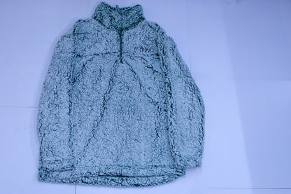 Cheer Embroidered Sherpa Quarter Zip