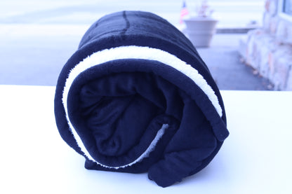 Ultra Plush Sherpa Blanket  Poncho– Soft Cozy Wearable Blanket