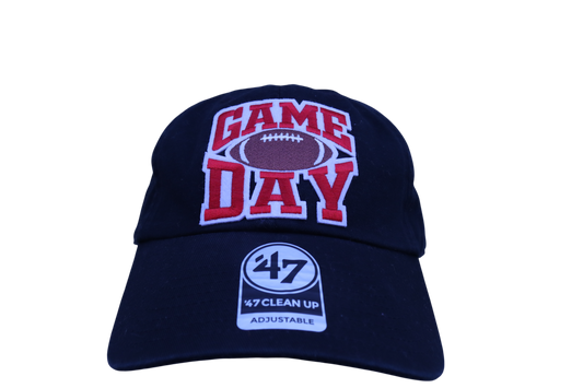 Game Day Embroidered Hat – Classic Football/Basketball/Baseball/Softball Mom Cap