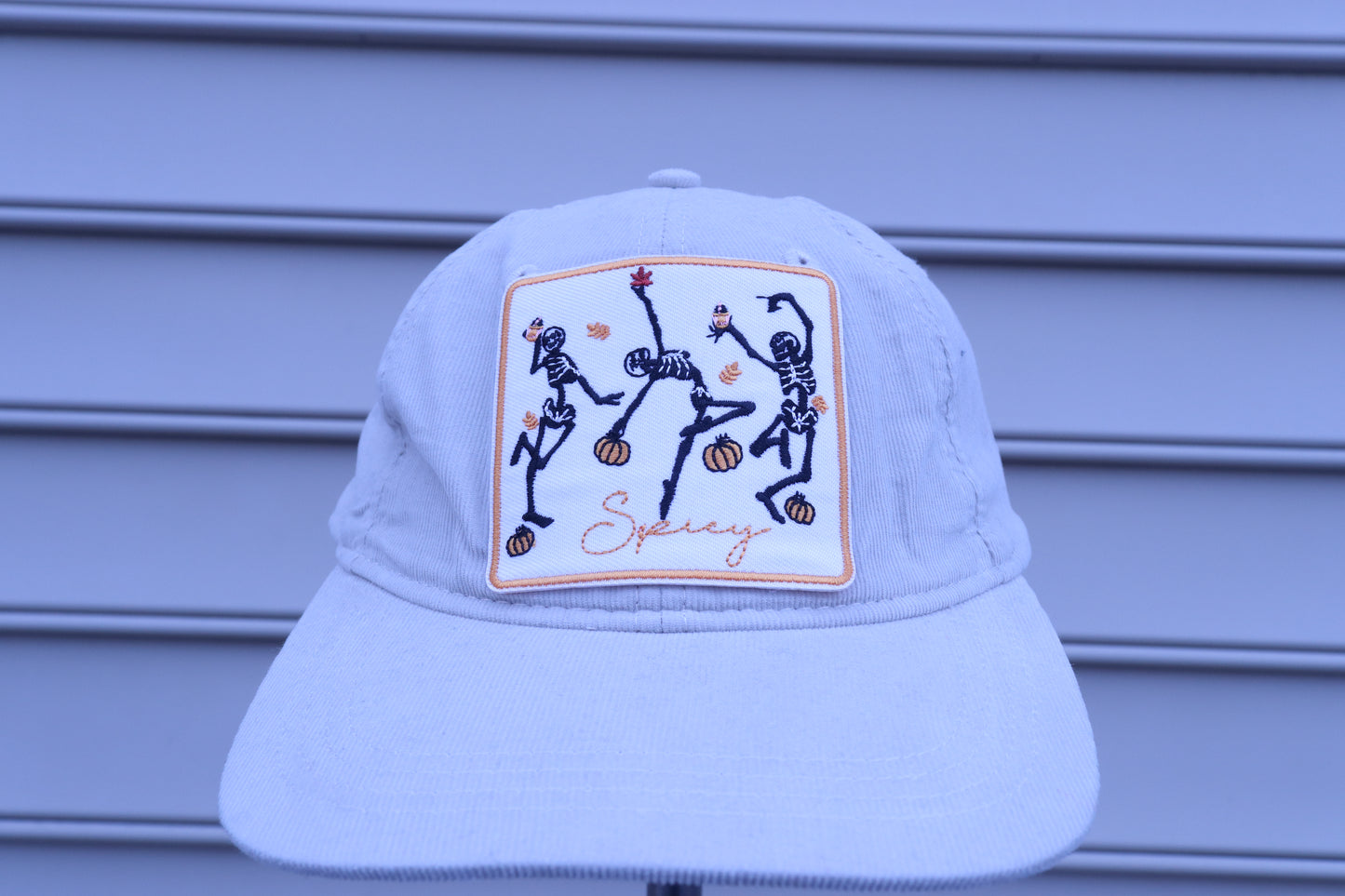 Corduroy Spooky Skeleton Hat