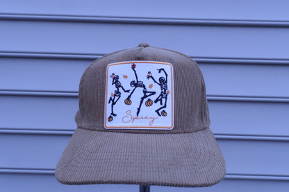 Corduroy Spooky Skeleton Hat