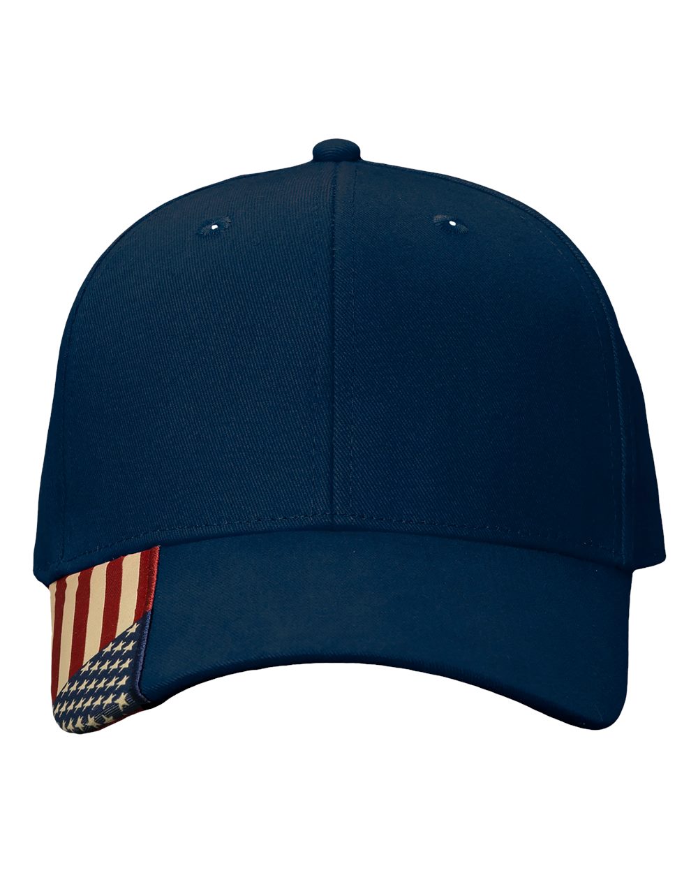 American Flag Side Patch Hat | Patriotic Navy Dad Cap | USA Flag Embroidered Baseball Cap