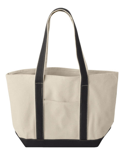 Canvas Tote bag in two sizes Embroidered Personalization