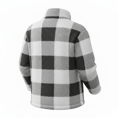 Cheer Embroidered Sherpa Quarter Zip