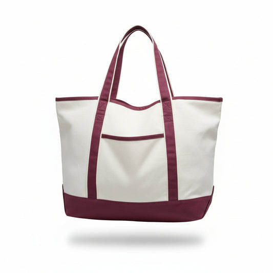 Canvas Tote bag in two sizes Embroidered Personalization