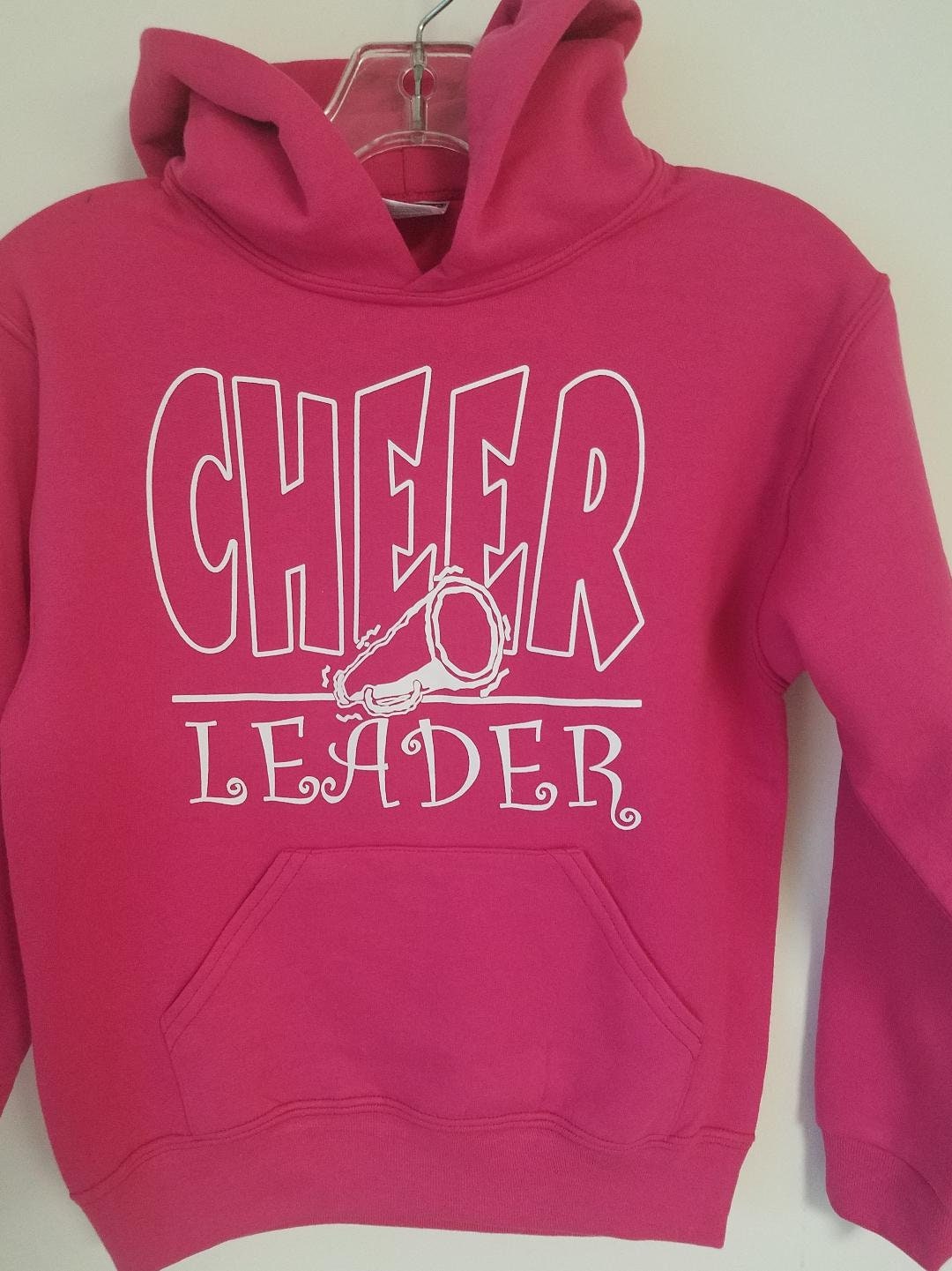 Cheerleader Spirit Hoodie: Comfy Cotton-Blend, Youth & Adult