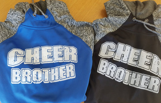 J America Hooded Fleece Poly Fleece Brother Hoodie Cheer or any Sport