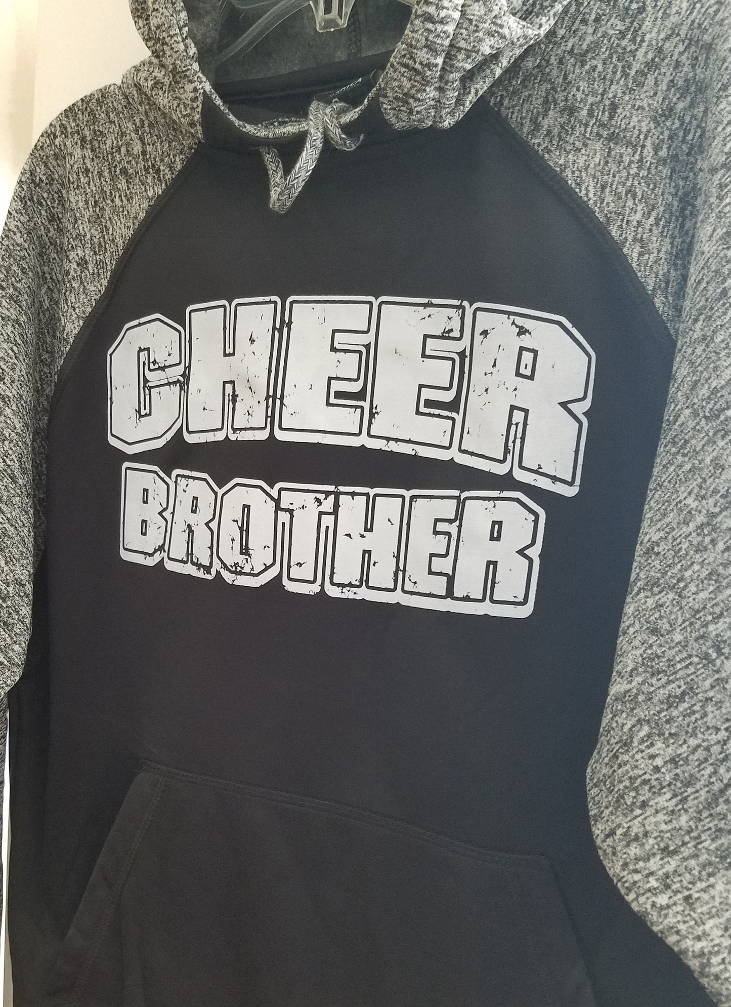 J America Hooded Fleece Poly Fleece Brother Hoodie Cheer or any Sport