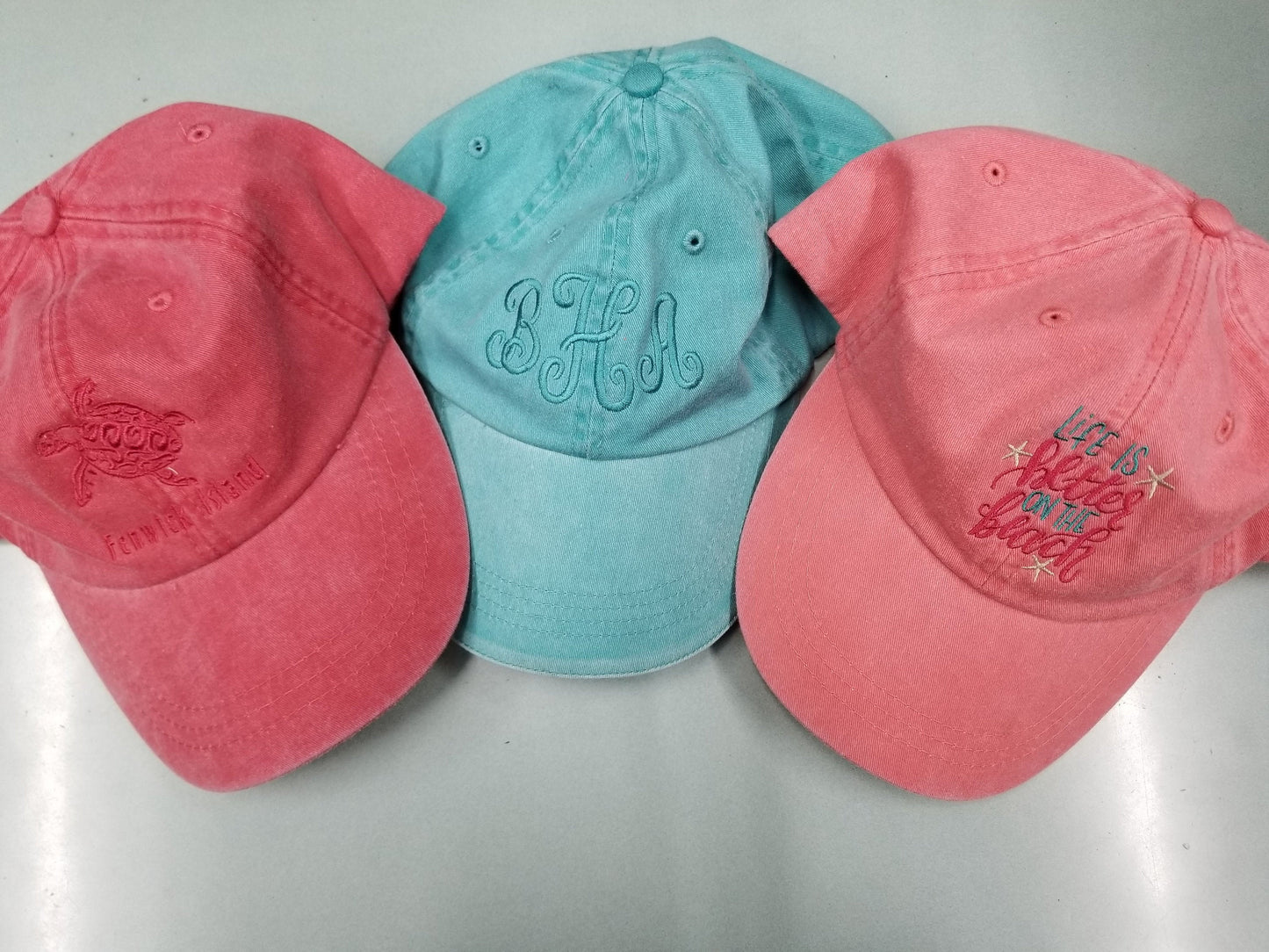 Custom Beach Hat: Cotton Twill, Leather Strap, Color Variety