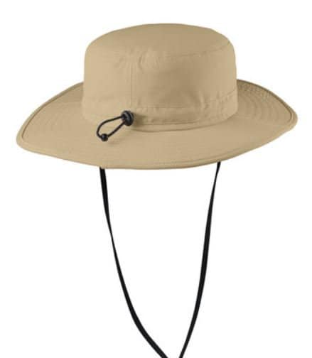 Custom Embroidered Sun Bucket Hat: Wide-Brim Outdoor Hat with Neck Shade