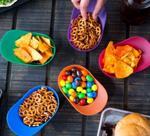 Baseball Helmet Party Bowls: 8 oz. Mini Snack Cups