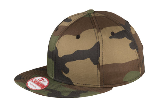Custom New Era Snapback Hat: Flat Bill, Logo Ready