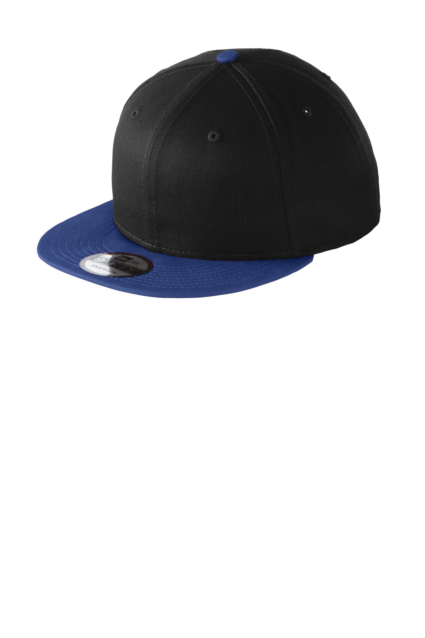 Custom New Era Snapback Hat: Flat Bill, Logo Ready