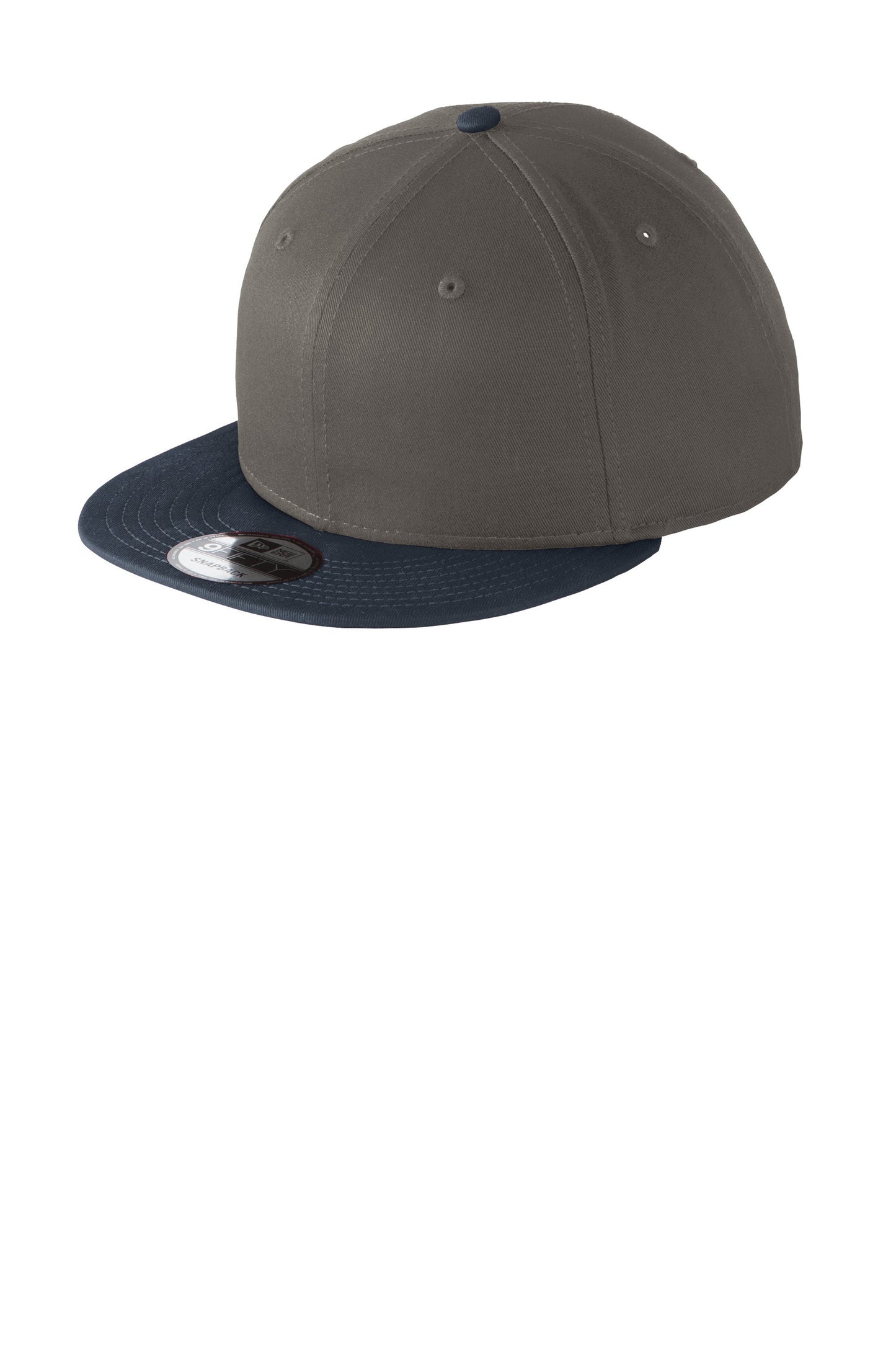 Custom New Era Snapback Hat: Flat Bill, Logo Ready