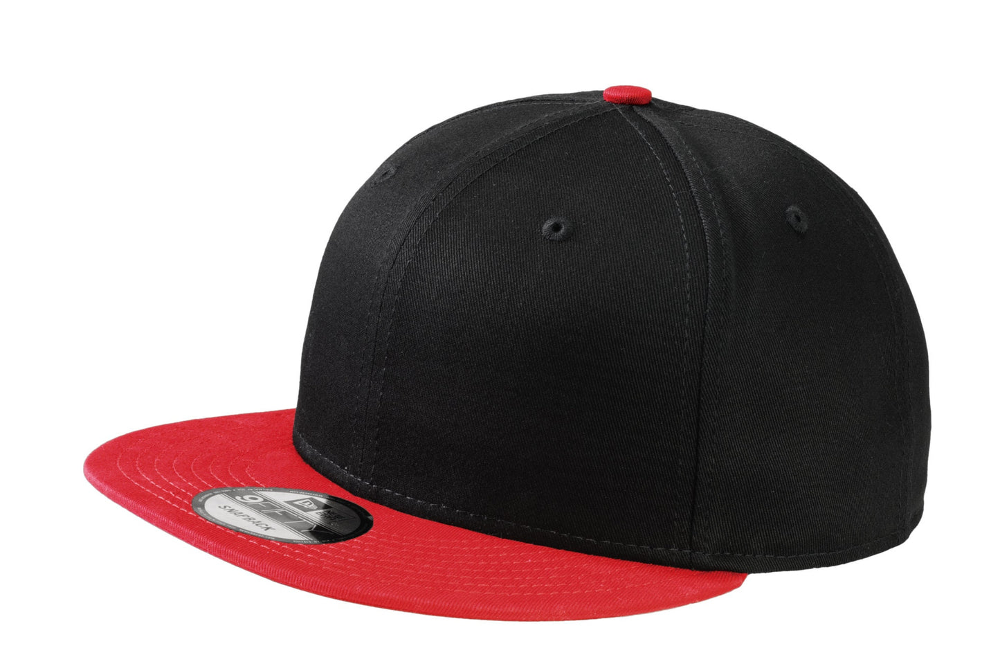 Custom New Era Snapback Hat: Flat Bill, Logo Ready