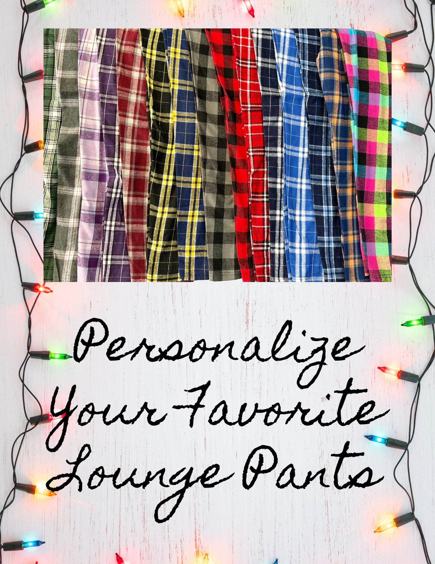 Womens Flannel Pajama Pants  Soft Plaid Lounge Pants  Holiday Cozy Gift