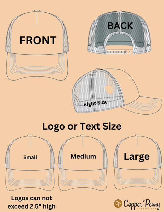 Custom Embroidered Performance Baseball Cap: Personalized Logo, UPF 50+