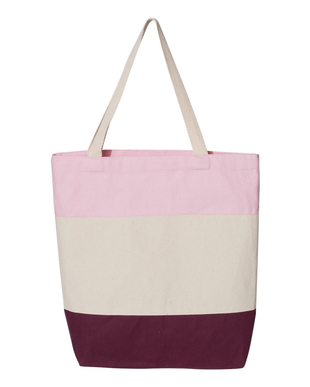 Personalized Embroidered Cotton Canvas Tote Bag - Gift for Mom