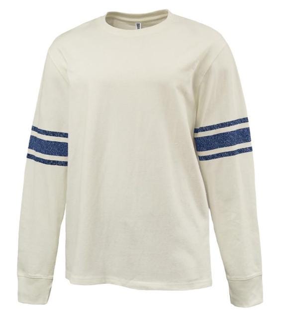 Crazy Loud and Proud Varsity Vintage Cheer Mom Shirt: Relaxed Fit Unisex Crewneck