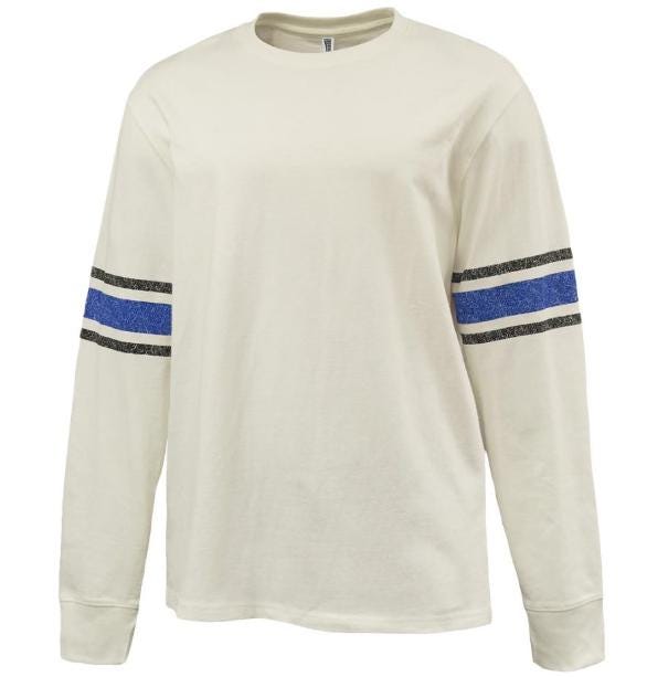 Crazy Loud and Proud Varsity Vintage Cheer Mom Shirt: Relaxed Fit Unisex Crewneck