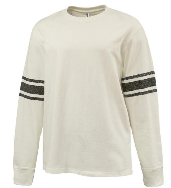 Crazy Loud and Proud Varsity Vintage Cheer Mom Shirt: Relaxed Fit Unisex Crewneck