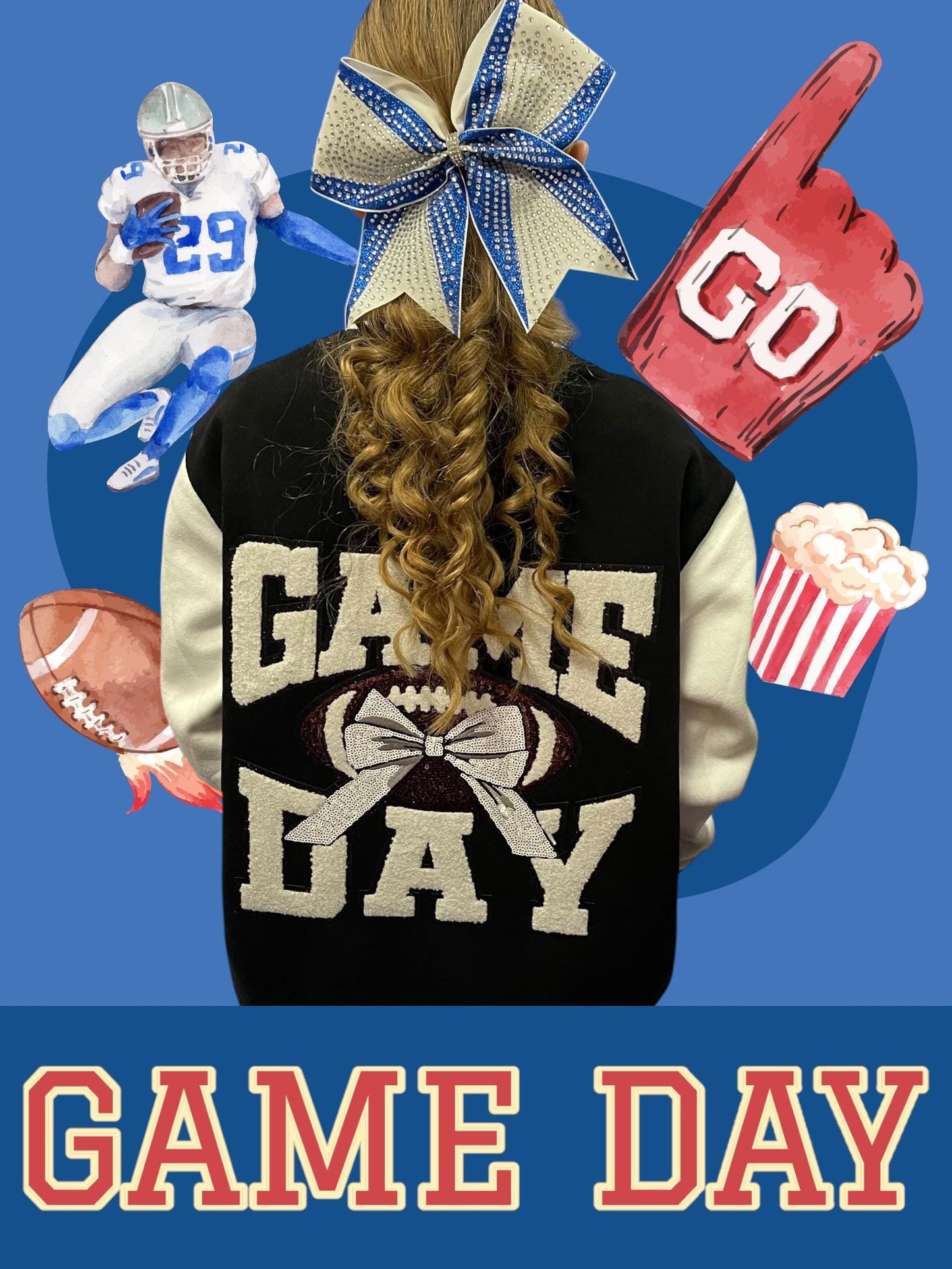 Custom Gameday Varsity Jacket: Personalized Team Sports Gift