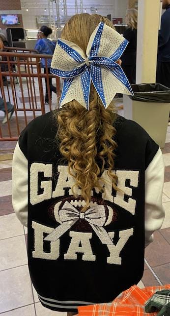 Custom Gameday Varsity Jacket: Personalized Team Sports Gift