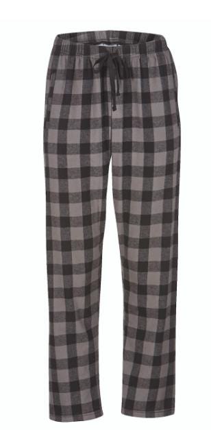 Womens Flannel Pajama Pants  Soft Plaid Lounge Pants  Holiday Cozy Gift