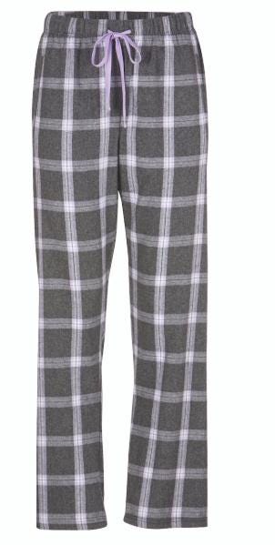 Personalized Plaid Flannel Pajama Pants: Custom Team Colors