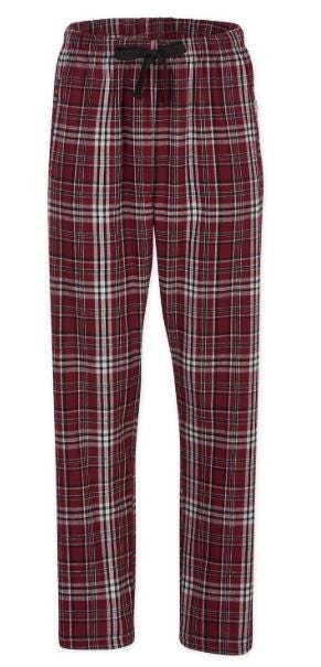 Personalized Plaid Flannel Pajama Pants: Custom Team Colors