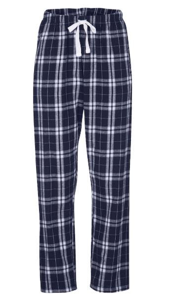 Personalized Plaid Flannel Pajama Pants: Custom Team Colors