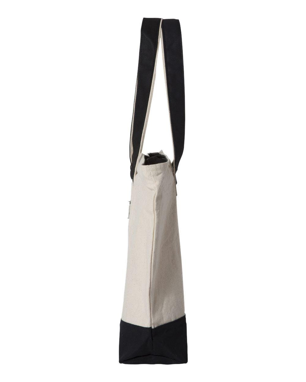 Personalized Canvas Tote Bag: Monogrammed Travel Beach Bag