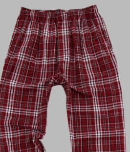 Plaid Flannel Cheerleader Lounge Pants Pajama Shirt/Pants, Matching Top, Cheer Leading PJ Shirt And Bottoms, Cheer Gift Matching Pajama Set