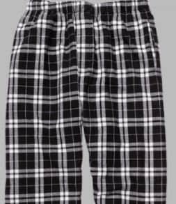 Plaid Flannel Cheerleader Lounge Pants Pajama Shirt/Pants, Matching Top, Cheer Leading PJ Shirt And Bottoms, Cheer Gift Matching Pajama Set
